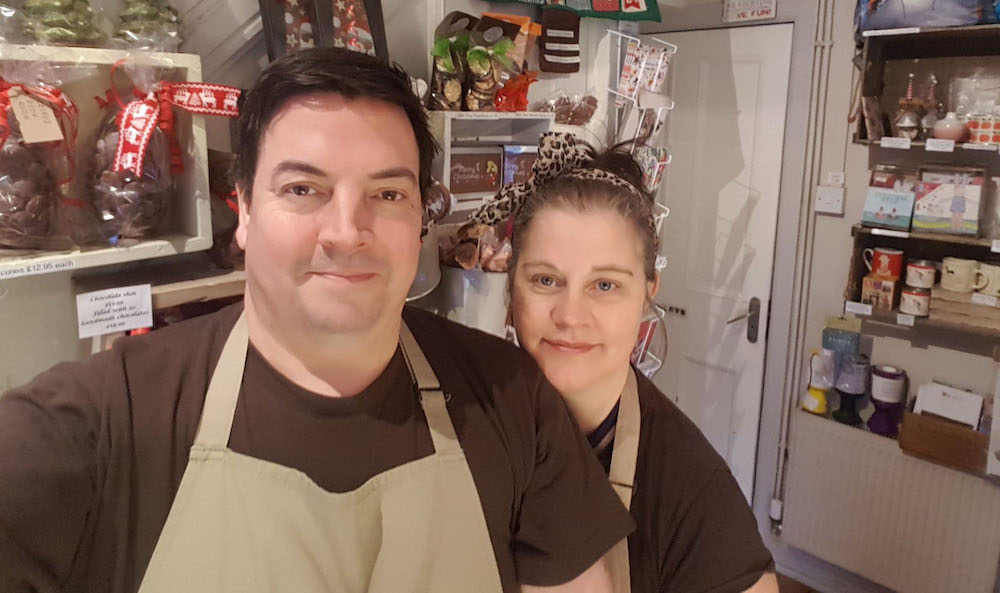Andy and Louise Booth owners of I Should Cocoa